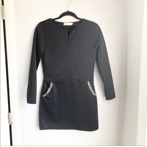 Black Sheath Dress - Medium